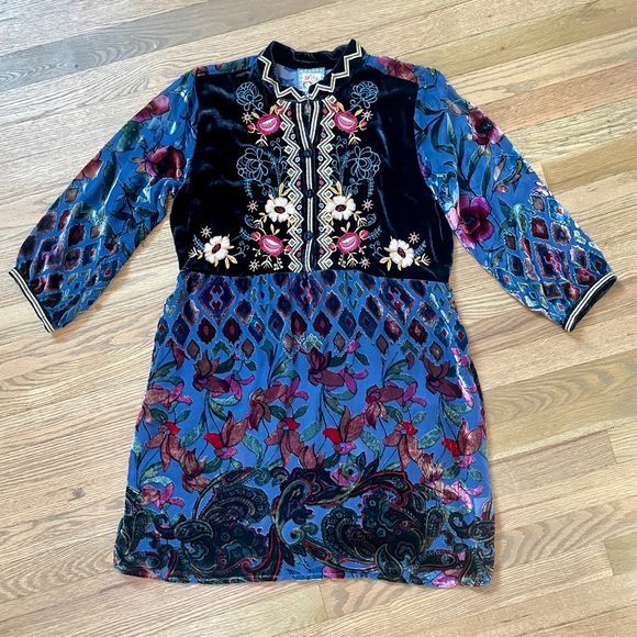 Johnny Was Clara Gwyneth burnout dress sz small - Picture 5 of 16